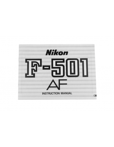 Nikon F-501 manuale inglese