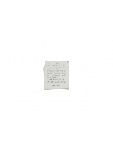 Pentax Asahi Synchro Terminal Cap 6x7