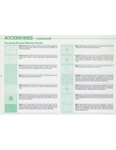 Nikon F3 Focusing Screen Type H 2
