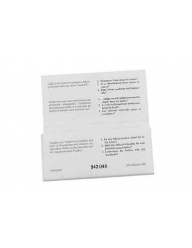 Leica Test diapositive